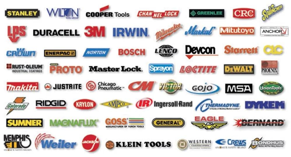 Principales marcas de herramientas industriales: Stanley, DeWalt, Bosch, Milwaukee, Makita y más